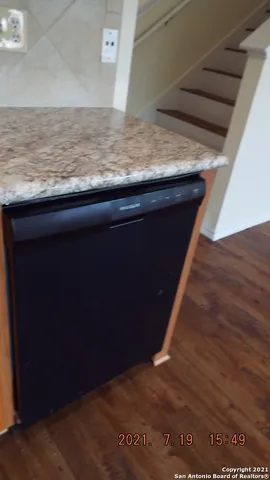 a view of wooden floor