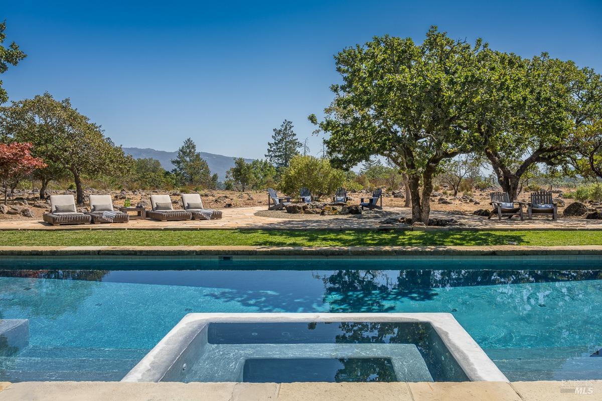 9770 Vía Cantera Kenwood, CA 95452 - Photo 1 of 1 a view of swimming pool with outdoor space and seating area