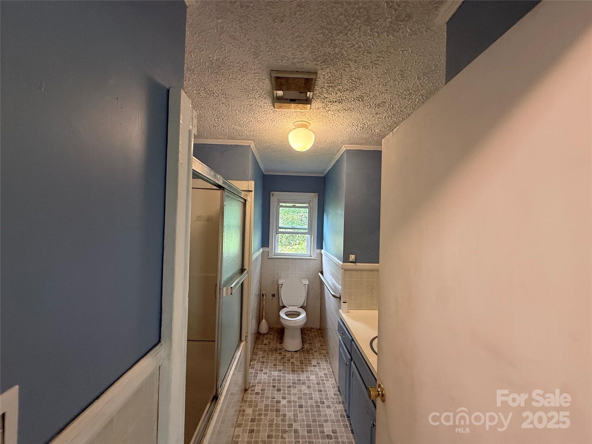 183 Maple Road Spruce Pine, NC 28777 - Photo 24 of 30 a bathroom with a toilet and a shower