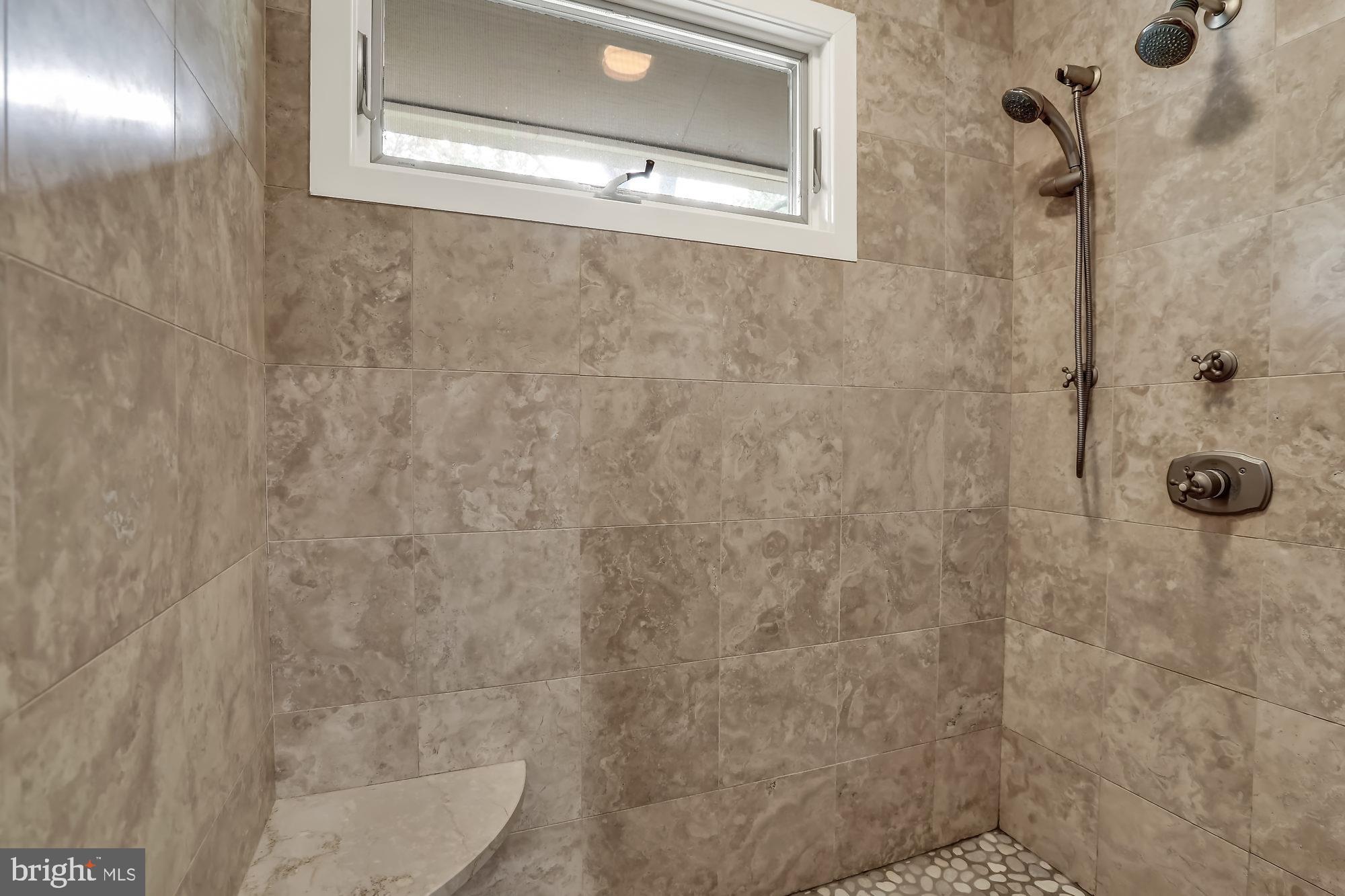 5127 New Road New Hope, PA 18938 - Photo 26 of 37 Master bathroom walk in shower with heated floor