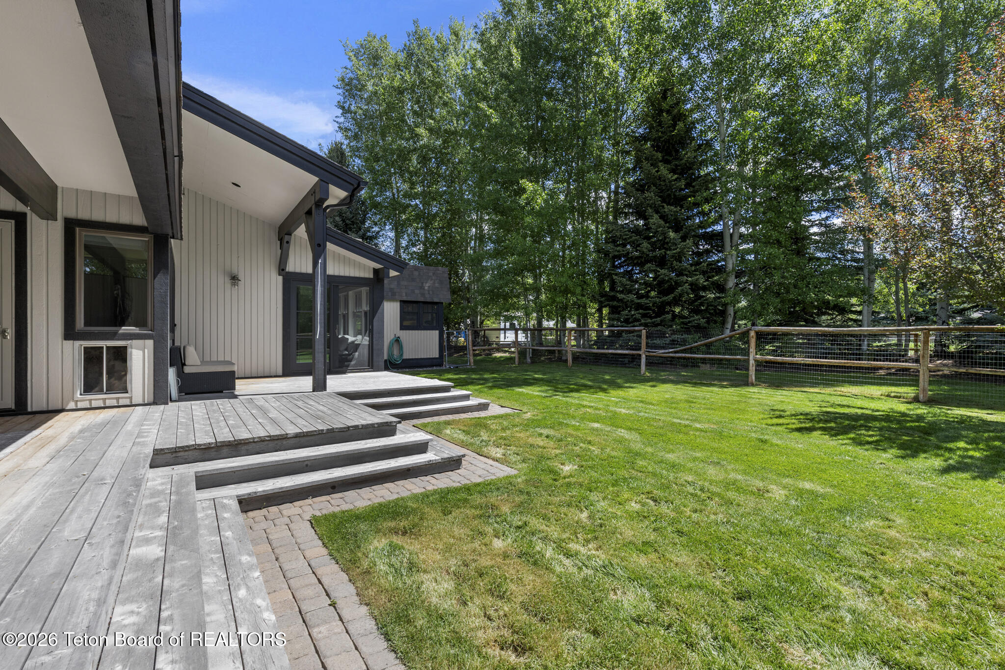 3650 North Meadow Road Jackson, WY 83001 - Photo 48 of 66 Back Deck
