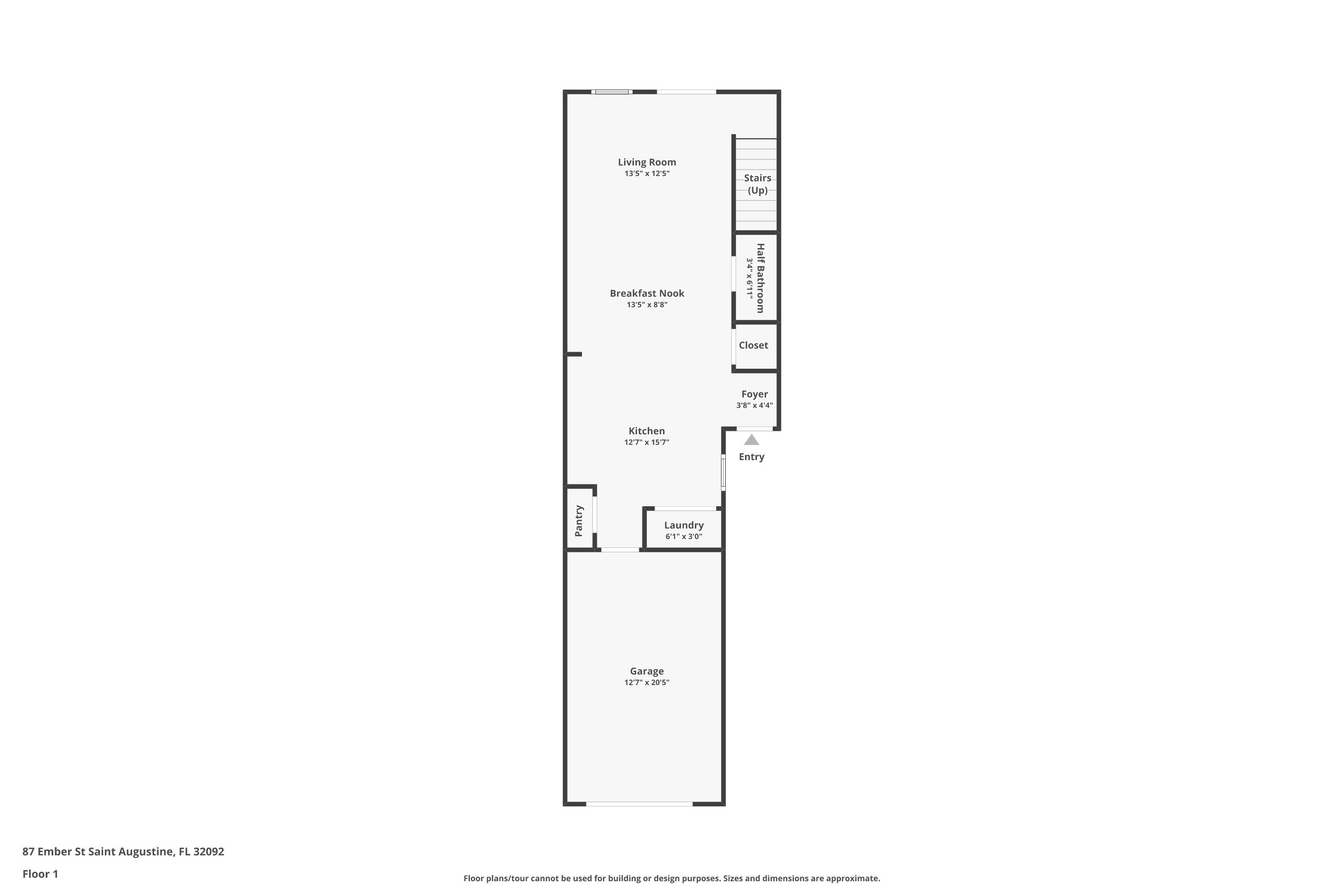 87 Ember Street St. Augustine, FL 32092 - Photo 27 of 28 a picture of a floor plan