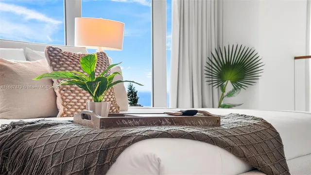 a view of a door and with windows