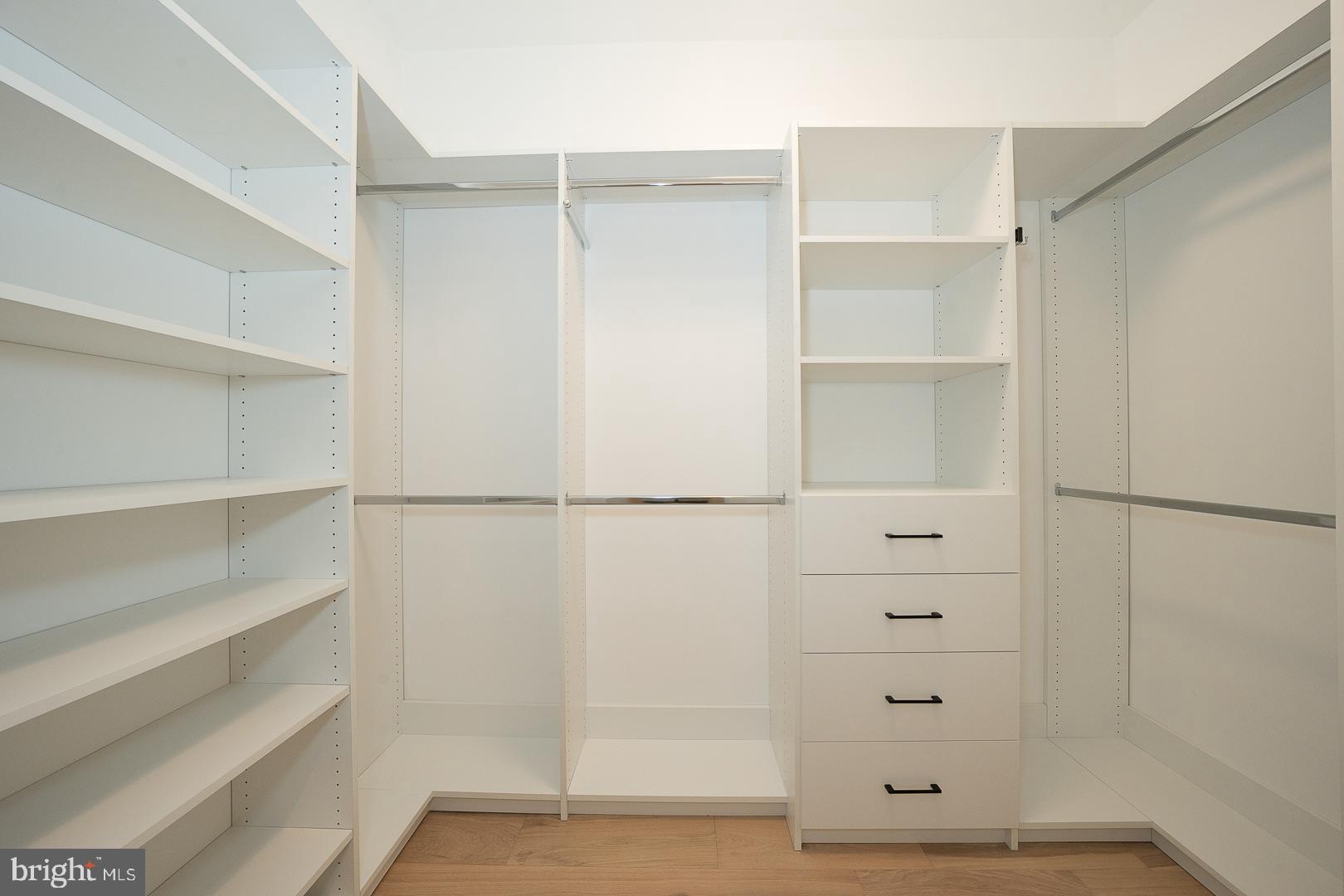 187 South Spring Mill Road Villanova, PA 19085 - Photo 29 of 53 a view of walk in closet with empty racks