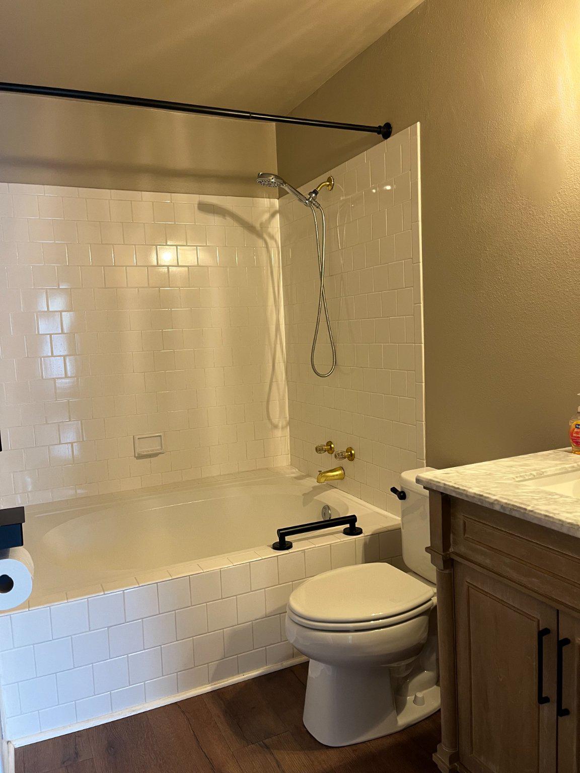 296 Canterbury Road, Unit 296J Bel Air, MD 21014 - Photo 13 of 13 Large soaking tub / shower with elegant finishes.