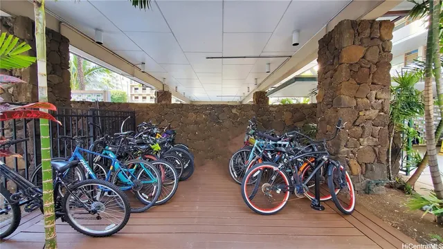 a view of a tall building