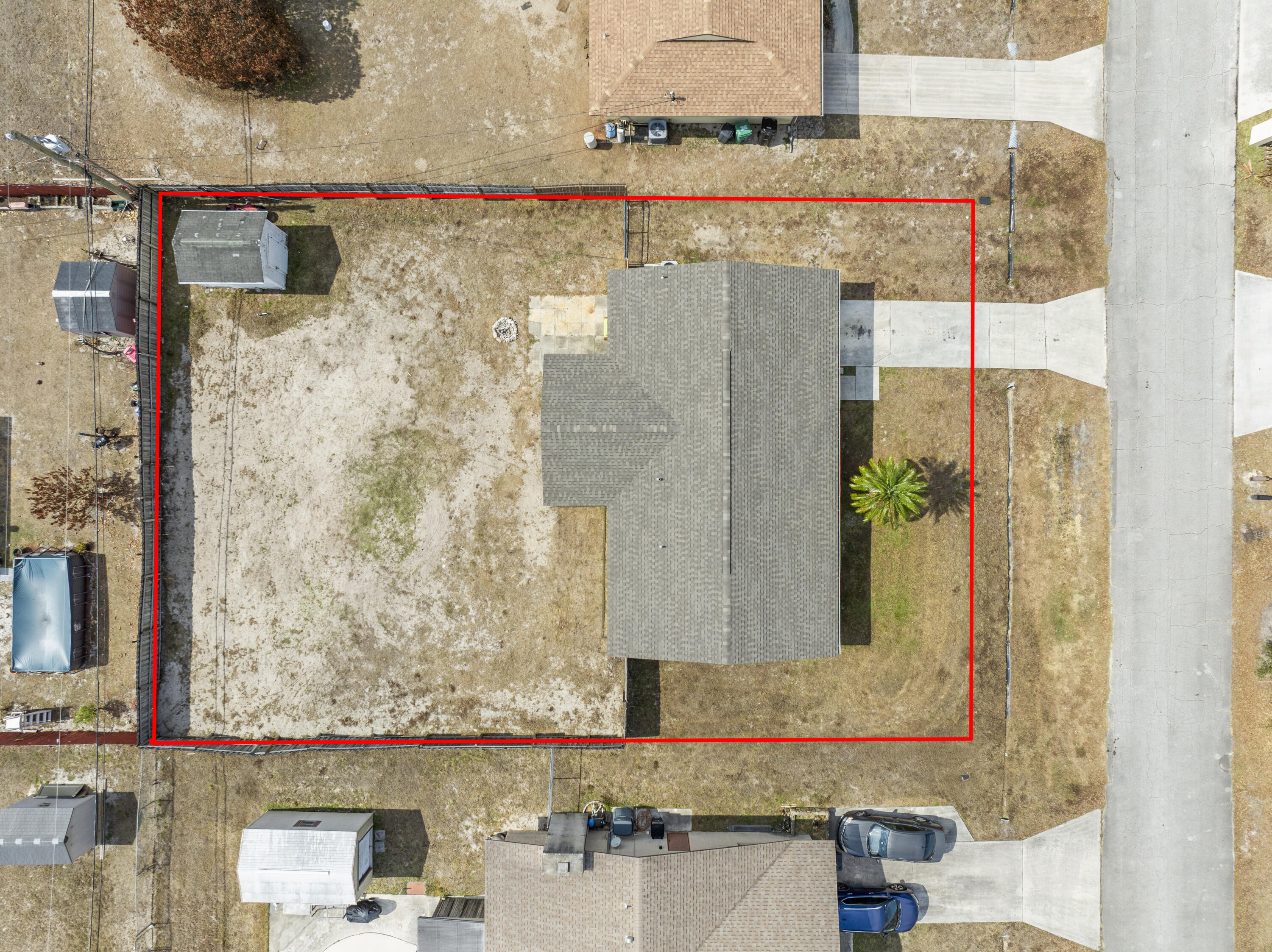 822 Southwest Harvard Road Port St. Lucie, FL 34953 - Photo 30 of 43 a bathroom with a granite countertop shower and a sink