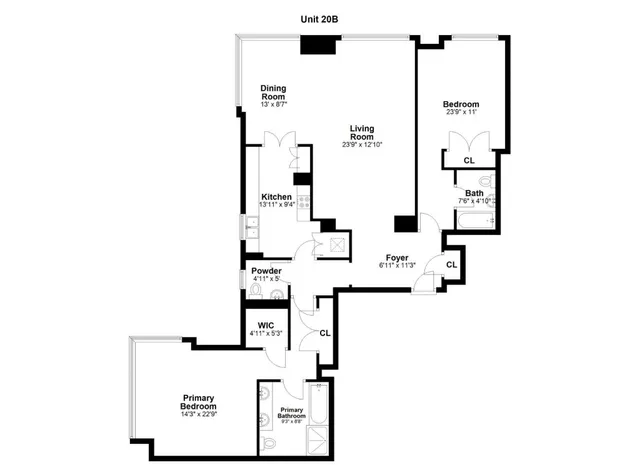 $2,350,000 | 2 Columbus Avenue, Unit 20B | Upper West Side