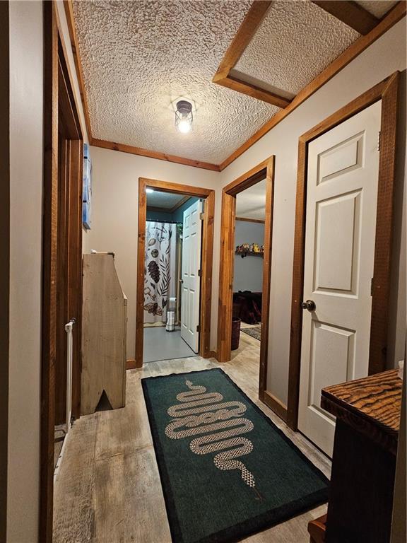 131 Chestatee Spgs Ridge Dahlonega, GA 30533 - Photo 14 of 51 a view of a hallway with wooden floor and windows