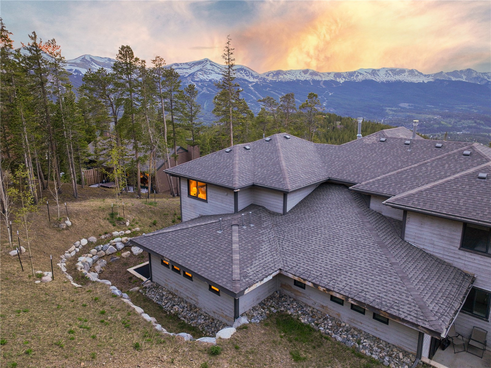 260 Fuller Placer Road Breckenridge, CO 80424 - Photo 18 of 32 an aerial view of houses with a yard