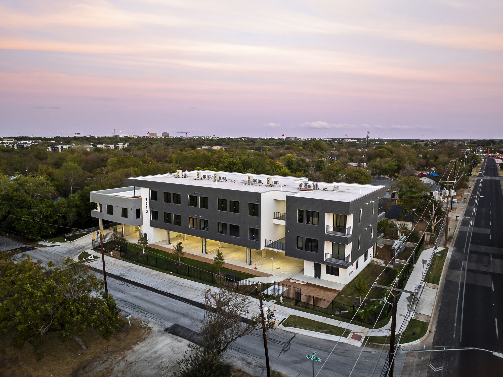 5515 Humming Bird Lane, Unit 309 Austin, TX 78745 - Photo 20 of 38 a view of a balcony with lake view and mountain view