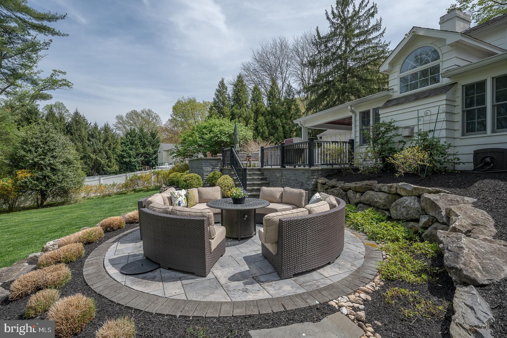 586 Mount View Road Berwyn, PA 19312 - Photo 44 of 47 Enjoy sitting around the fire pit!