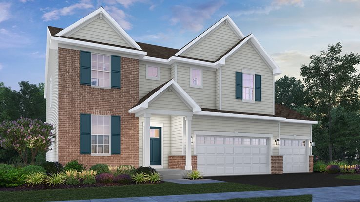 16151 Lake View Road Plainfield, IL 60586 - Photo 1 of 21 a front view of a house with a yard and garage