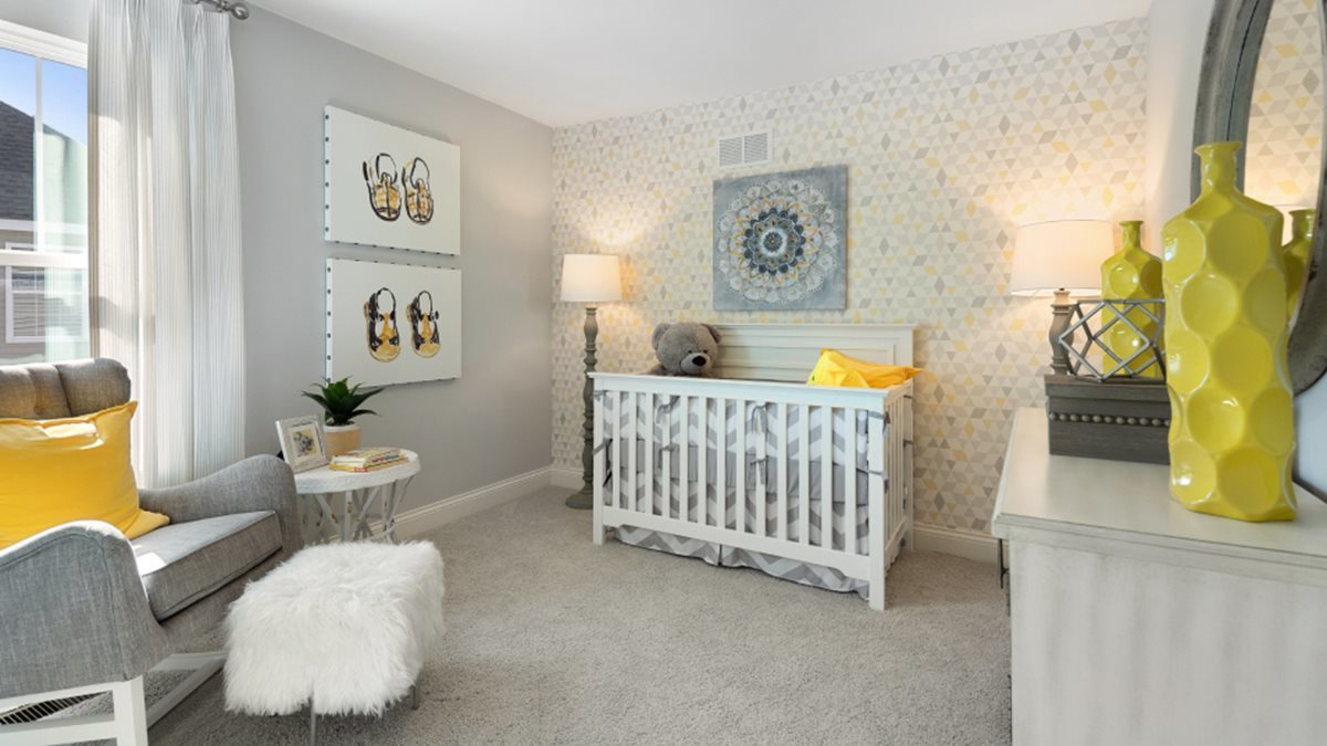 16151 Lake View Road Plainfield, IL 60586 - Photo 13 of 21 a living room with furniture and a baby crib