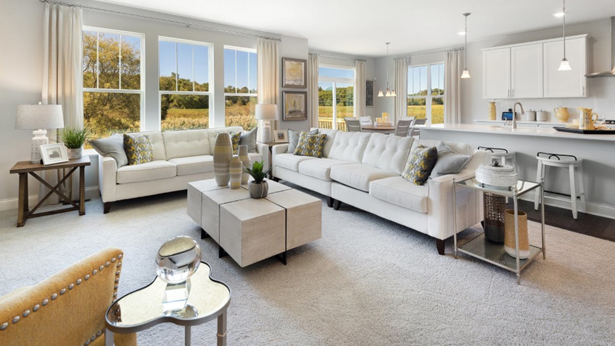 16151 Lake View Road Plainfield, IL 60586 - Photo 2 of 21 a living room with furniture and a large window