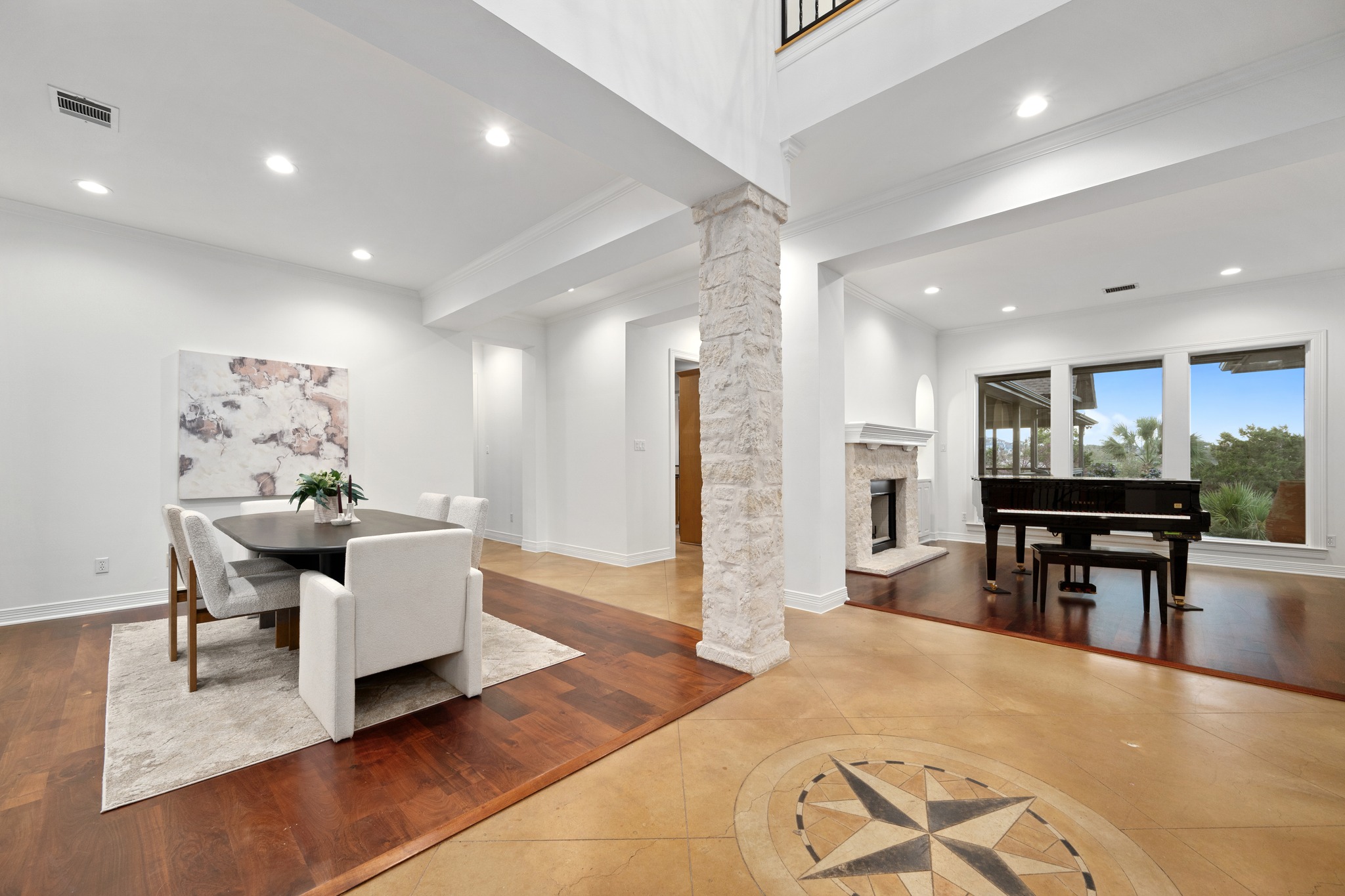 600 River Hills Road Austin, TX 78733 - Photo 13 of 40 Dining area open to formal living/music Room
