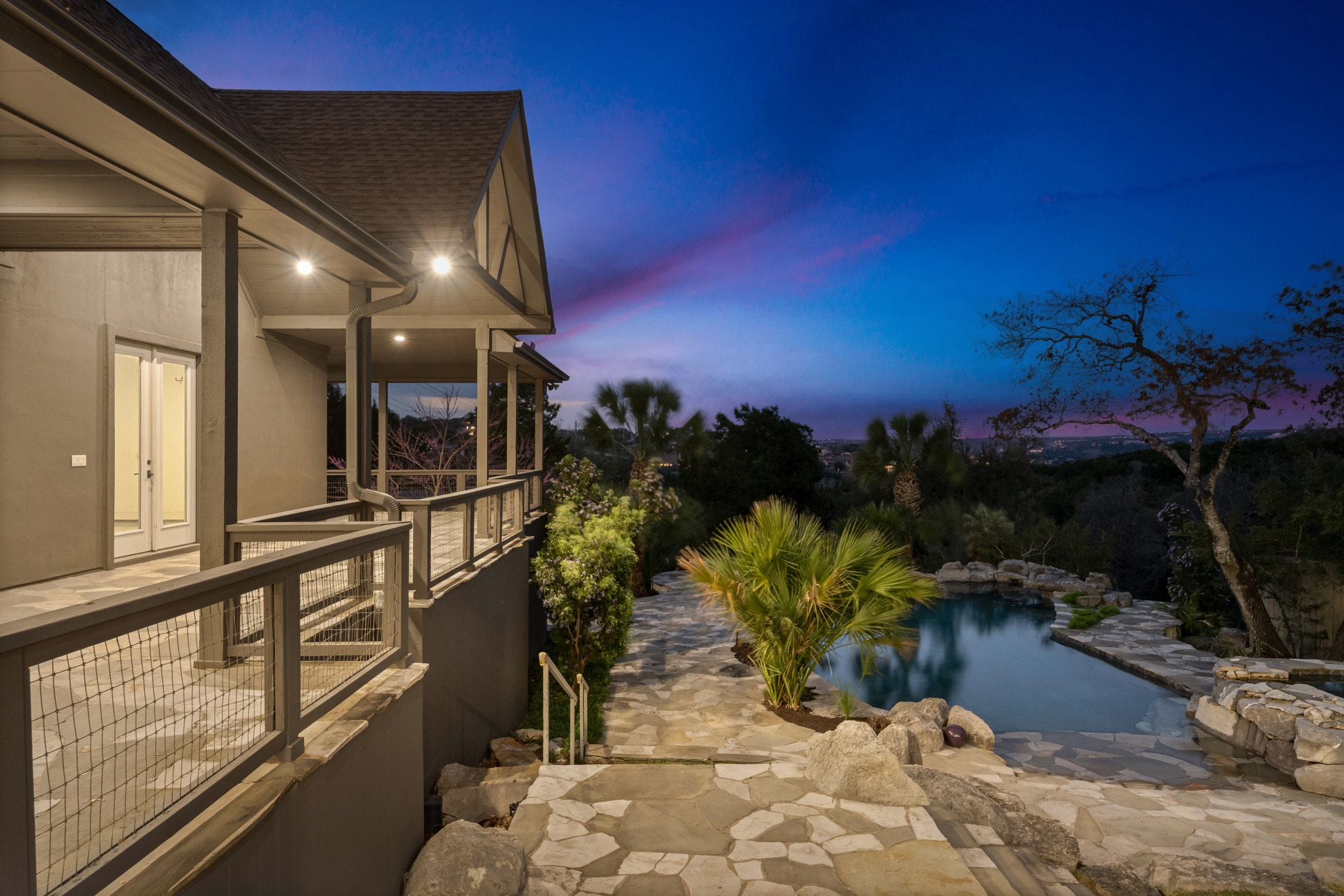 600 River Hills Road Austin, TX 78733 - Photo 22 of 40 Endless deck space for private evening contemplation