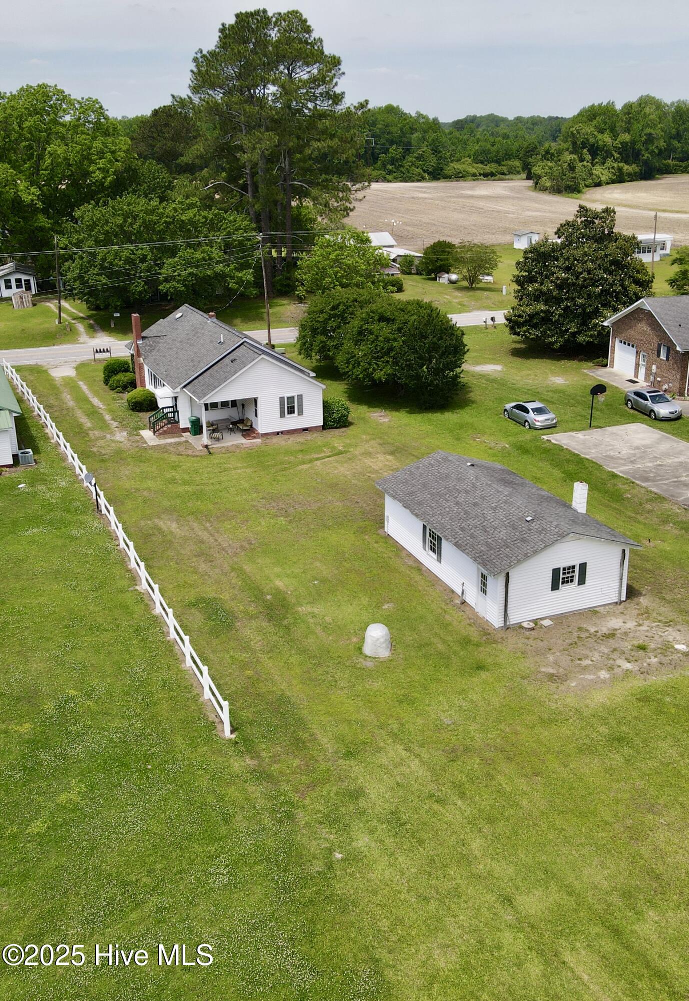3773 Bear Grass Road Williamston, NC 27892 - Photo 14 of 55 Back side aerial view