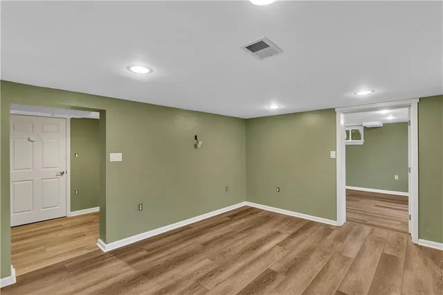 a view of empty room