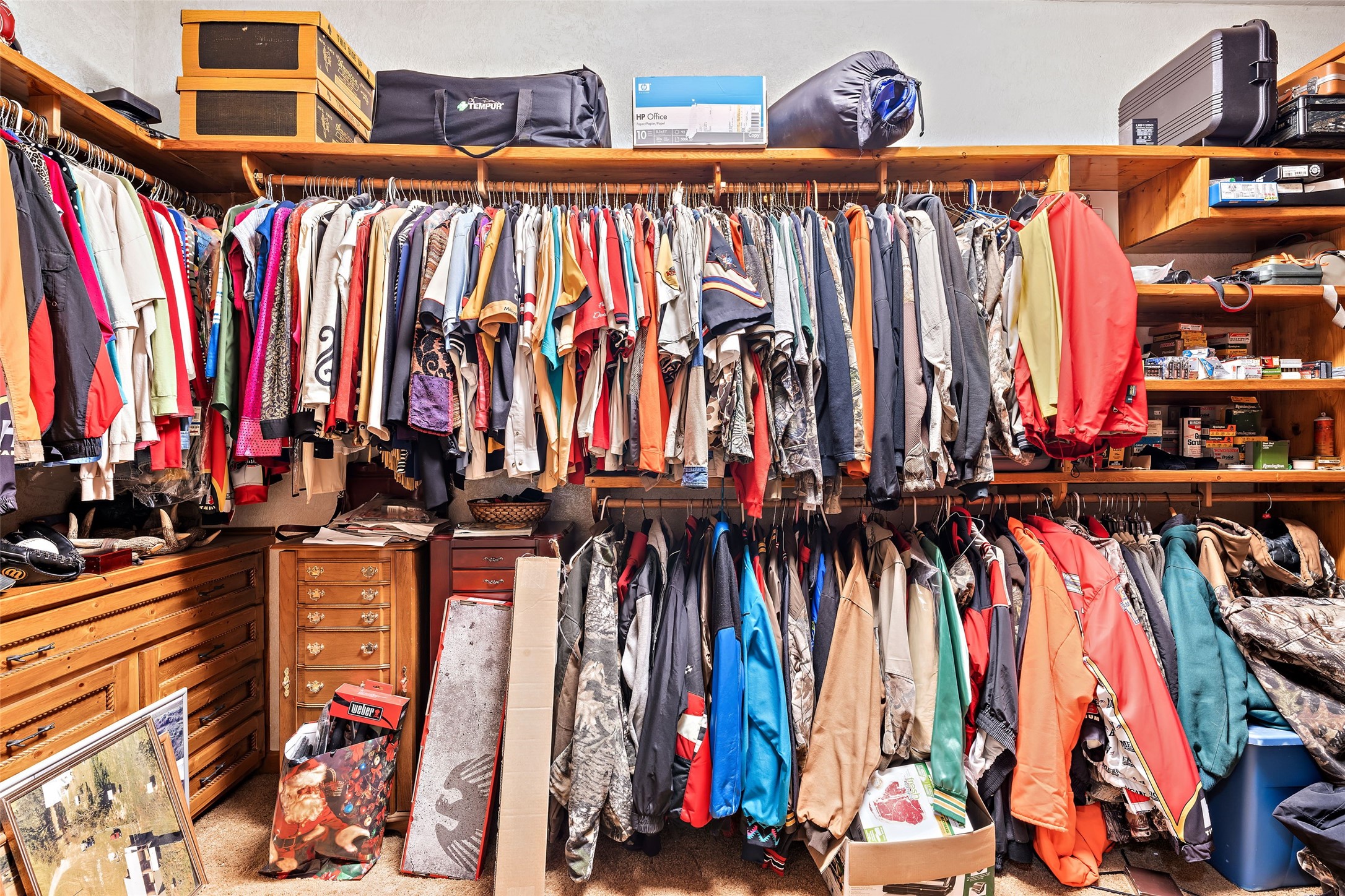 7438 Wright Road Houston, TX 77041 - Photo 13 of 50 The safe room with lots of extra storage. Also overhead storage.