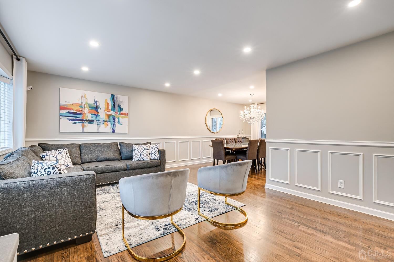 12 Eardley Road Edison, NJ 08817 - Photo 7 of 36 a living room with furniture and a wooden floor