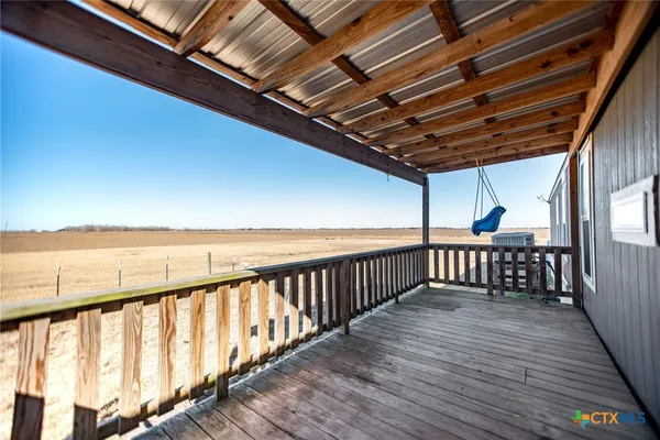a view of deck with wooden floor and outdoor space