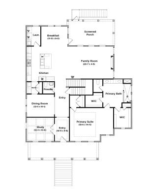 1342 Porchers Bluff Road Mount Pleasant, SC 29466 - Photo 2 of 3 Lot 1 first floor