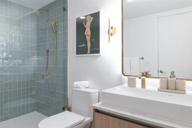 a balcony with furniture and a couch