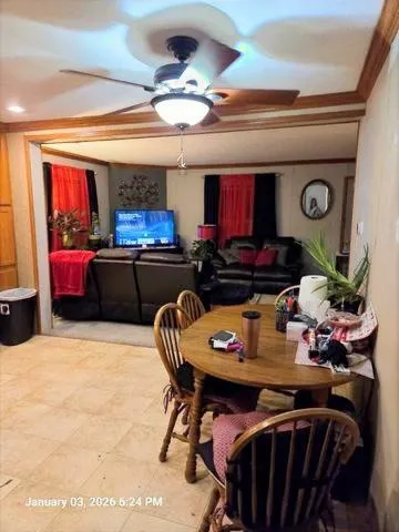 a room with furniture and window