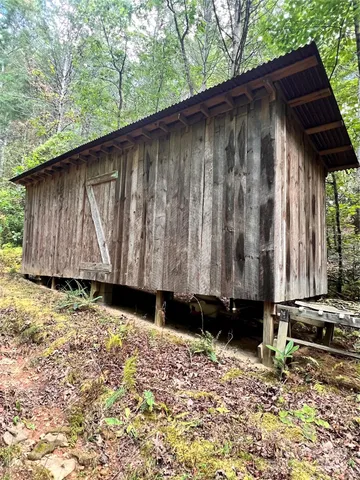 a view of wooden fence