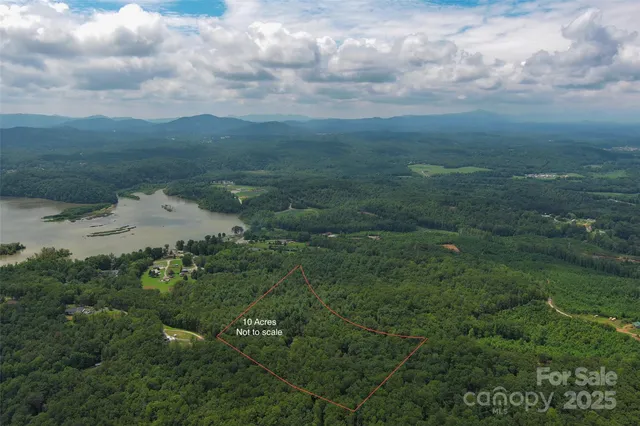a view of a field of grass and trees