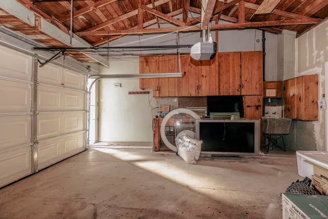a view of storage and utility room