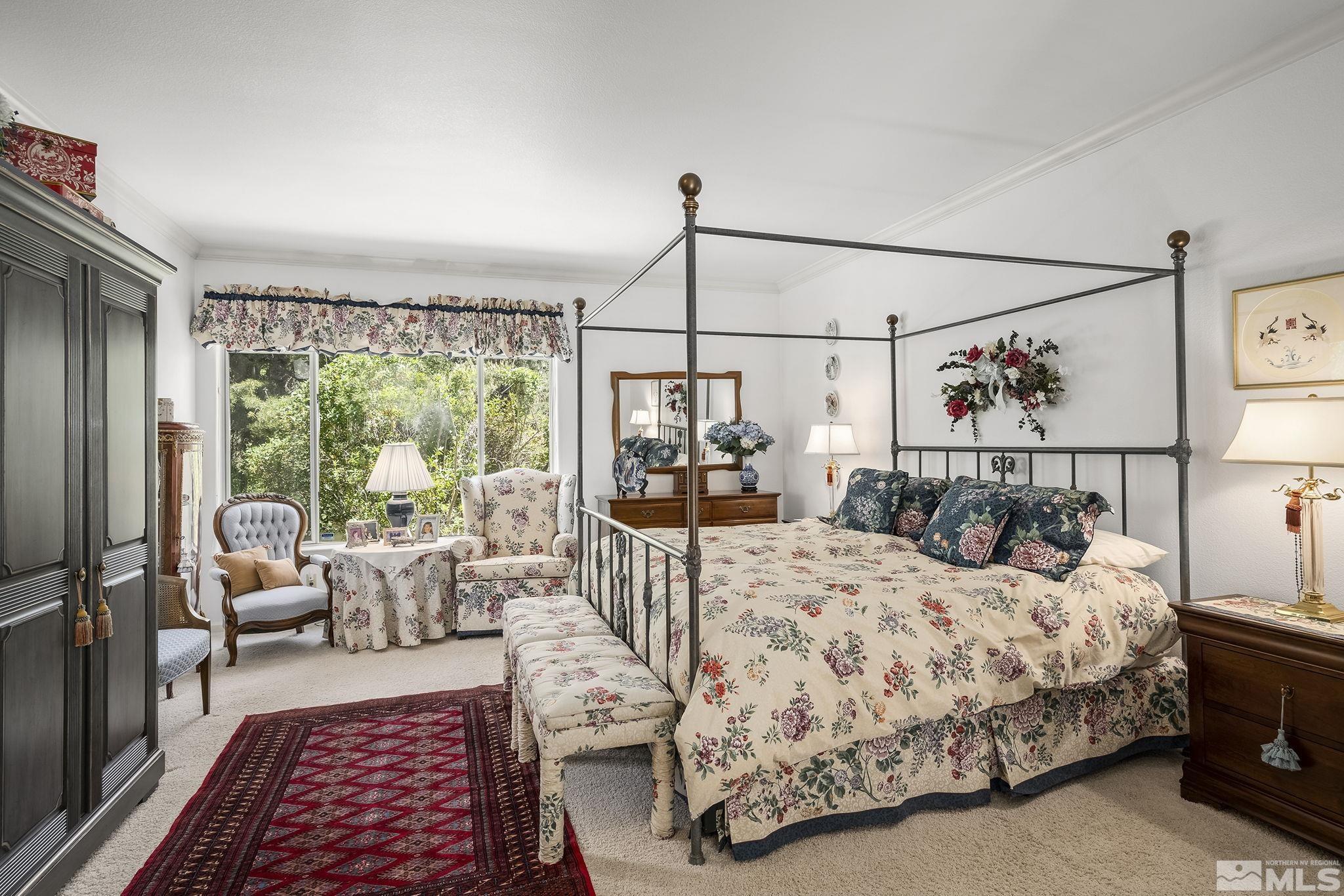 3835 Chinook Creek Road Reno, NV 89519 - Photo 12 of 29 a bedroom with a large bed and a window