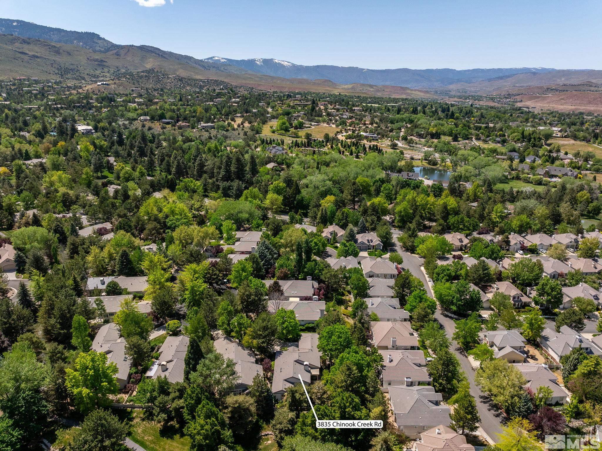 3835 Chinook Creek Road Reno, NV 89519 - Photo 27 of 29 a view of a city with mountain