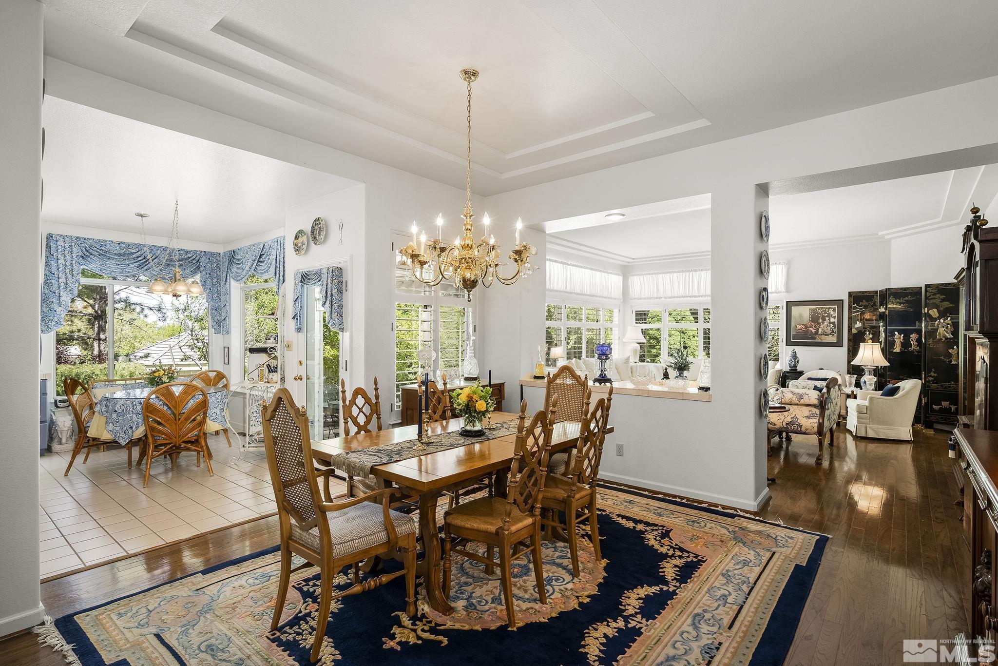 3835 Chinook Creek Road Reno, NV 89519 - Photo 4 of 29 a view of a dining room with furniture window and outside view