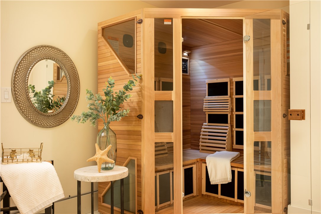 1088 East Shore Road Jamestown, RI 02835 - Photo 43 of 50 lower level spa sauna room with full bathroom