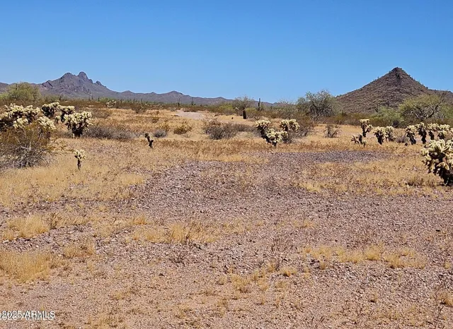 a view of mountain with outdoor space
