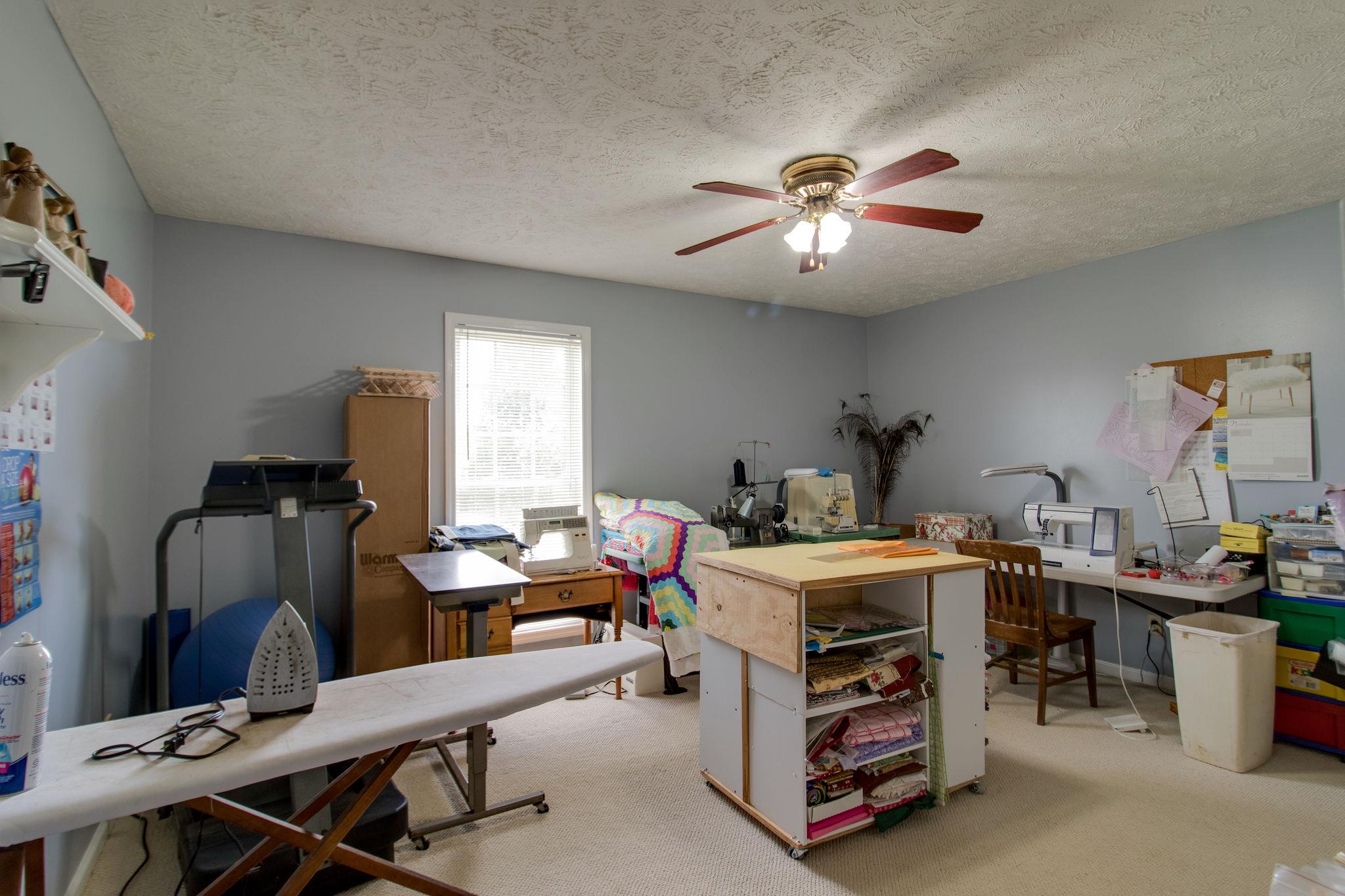 450 Cathey Road Wartrace, TN 37183 - Photo 19 of 30 bedroom 3, currently used as hobby room
