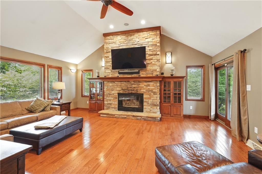 1751 Hassam Road Coraopolis, PA 15108 - Photo 8 of 50 a living room with furniture and a fireplace