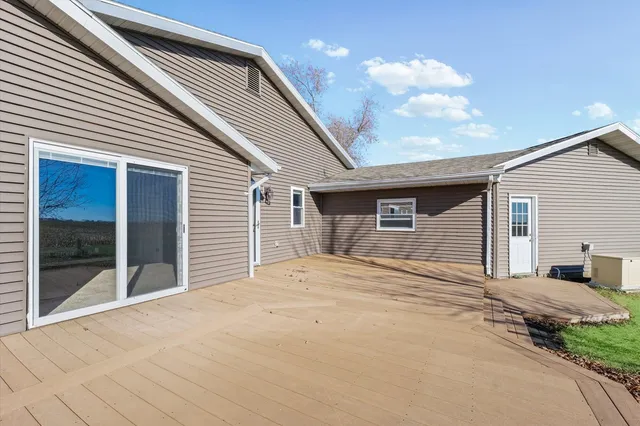 a backyard of a house