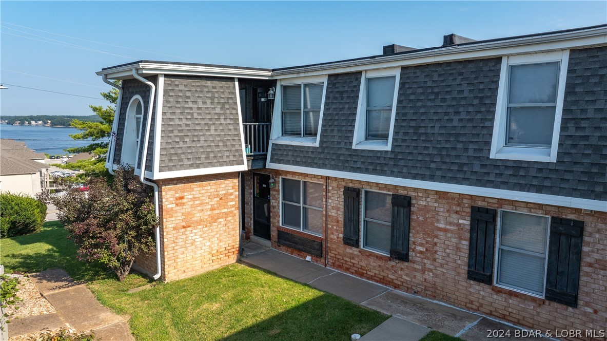 Walk-in unit at Lake Osage Condos straight across