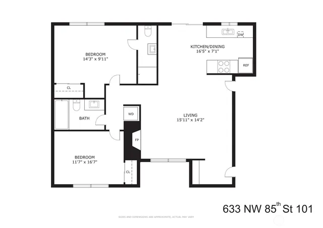 a picture of a bench in front of a wall