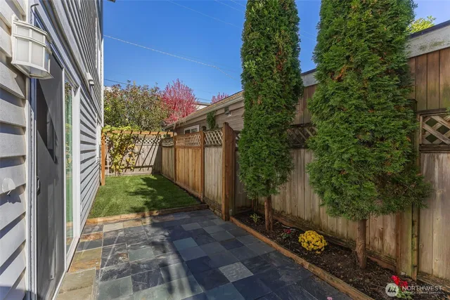 a view of a back yard of the house