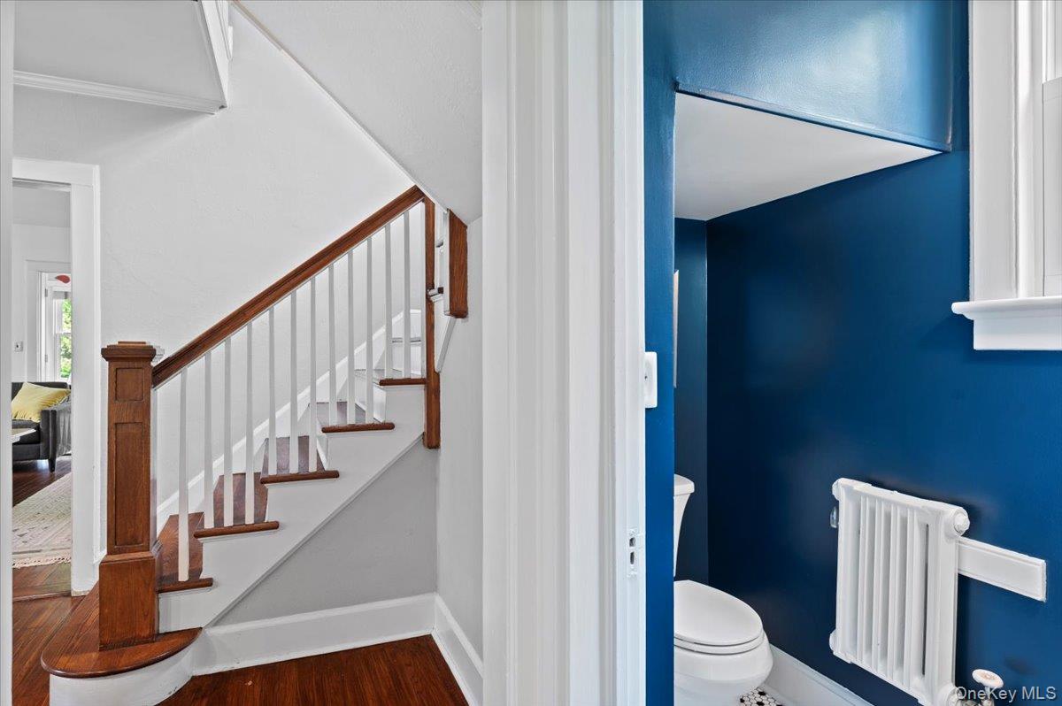400 Manor Ridge Road Pelham, NY 10803 - Photo 13 of 39 a view of bathroom with wooden floor and toilet