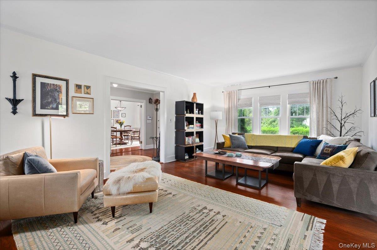 400 Manor Ridge Road Pelham, NY 10803 - Photo 6 of 39 a living room with furniture and a large window