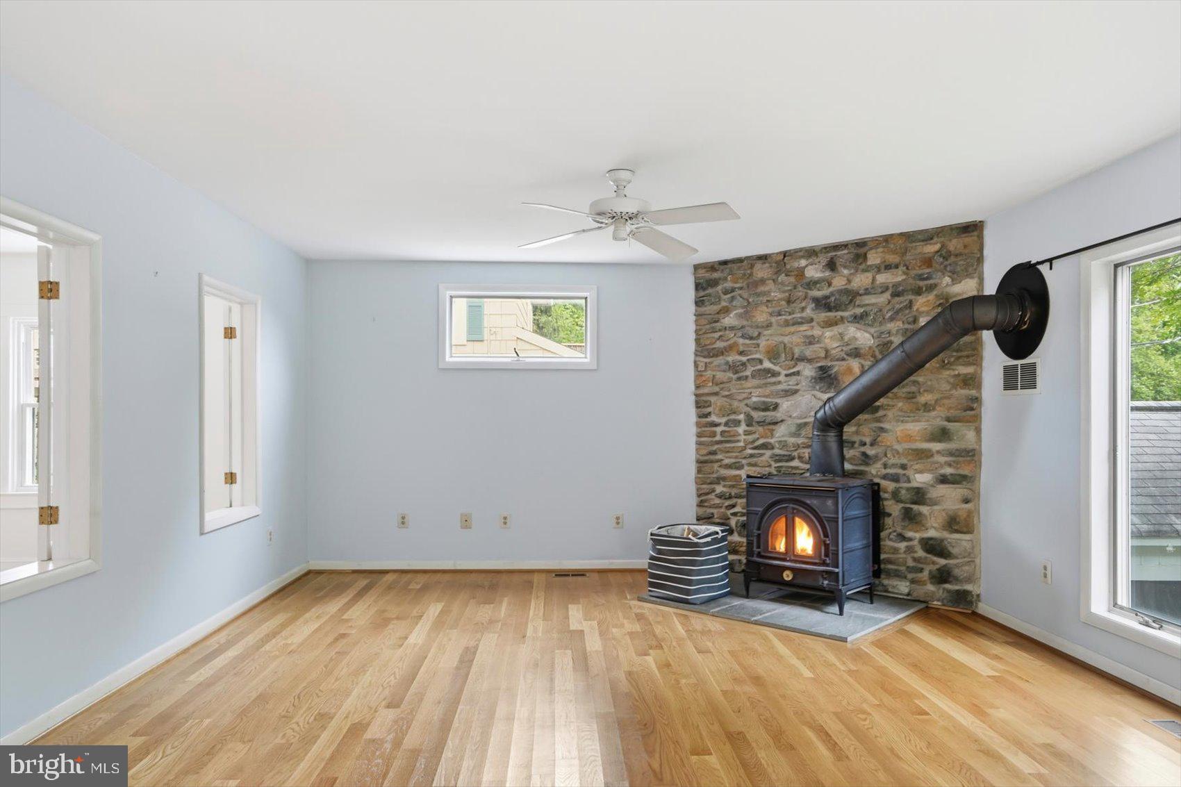 24 Normal Terrace Baltimore, MD 21286 - Photo 16 of 37 a view of an empty room with fire place and a window