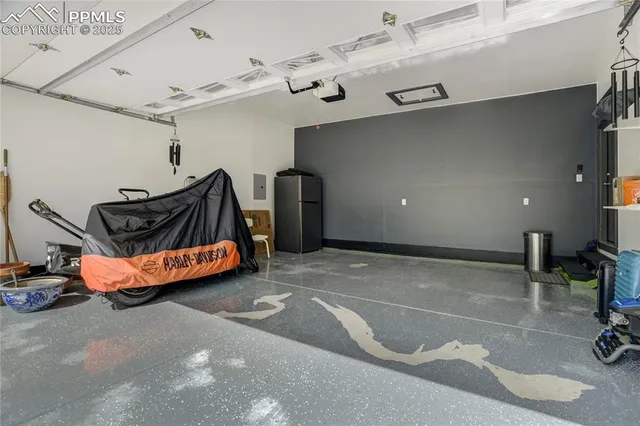 a room with gym equipment