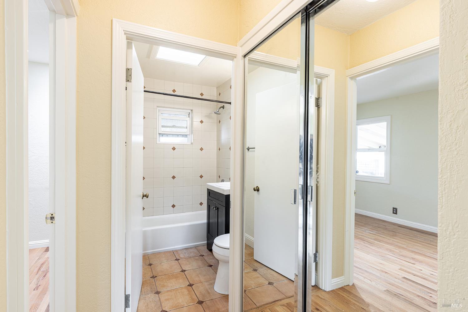 18090 Las Lomas Road Sonoma, CA 95476 - Photo 13 of 37 a bathroom with a shower and a glass door