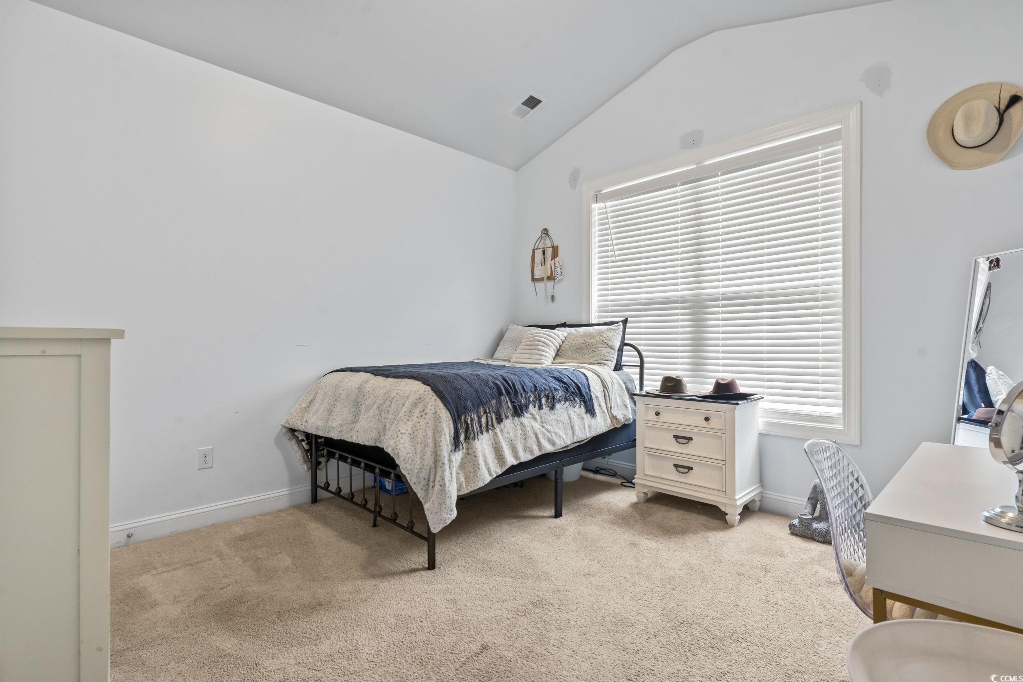 144 Bucky Loop Murrells Inlet, SC 29576 - Photo 28 of 40 Carpeted bedroom with vaulted ceiling
