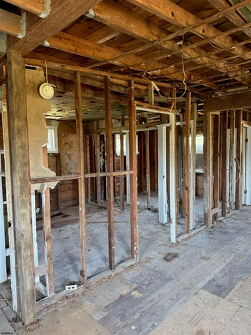 a view of a wooden door of the house